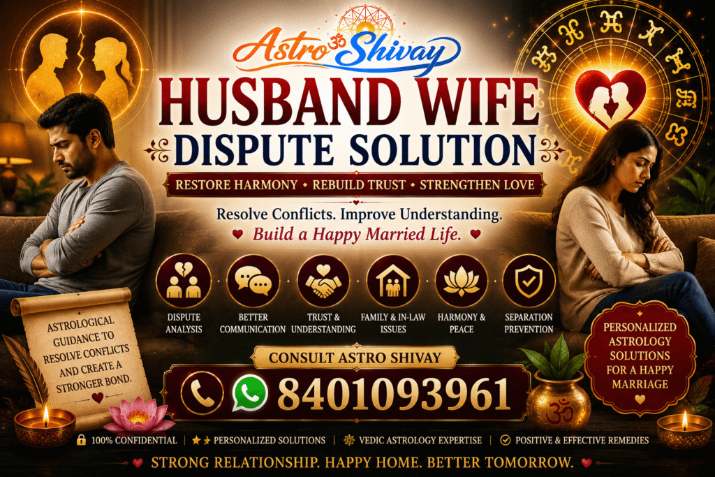 husband wife dispute solution
